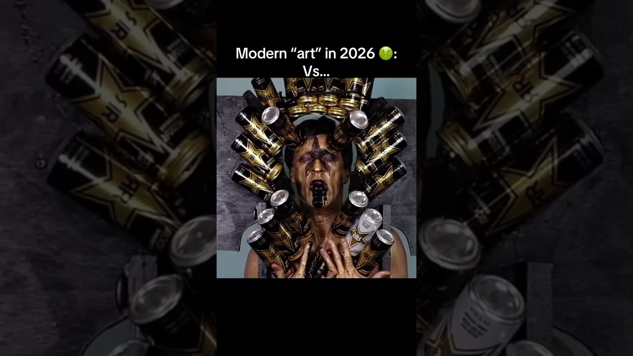 Modern “art” VS old art in 33BC 😪