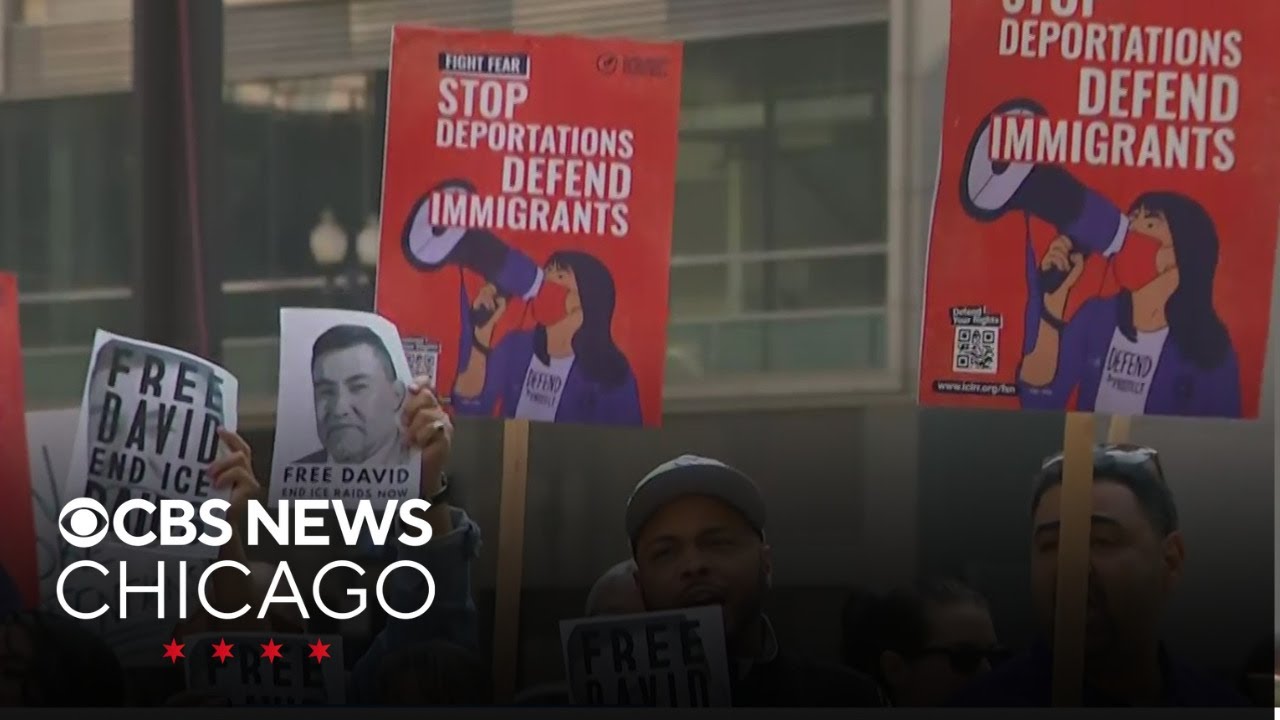 Immigrant rights leaders speak out against Trump's policies during Chicago rally