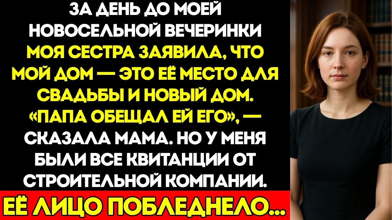 Я Построила Роскошную Виллу — Сестра Попыталась Выдать Её За Свой Свадебный Подарок