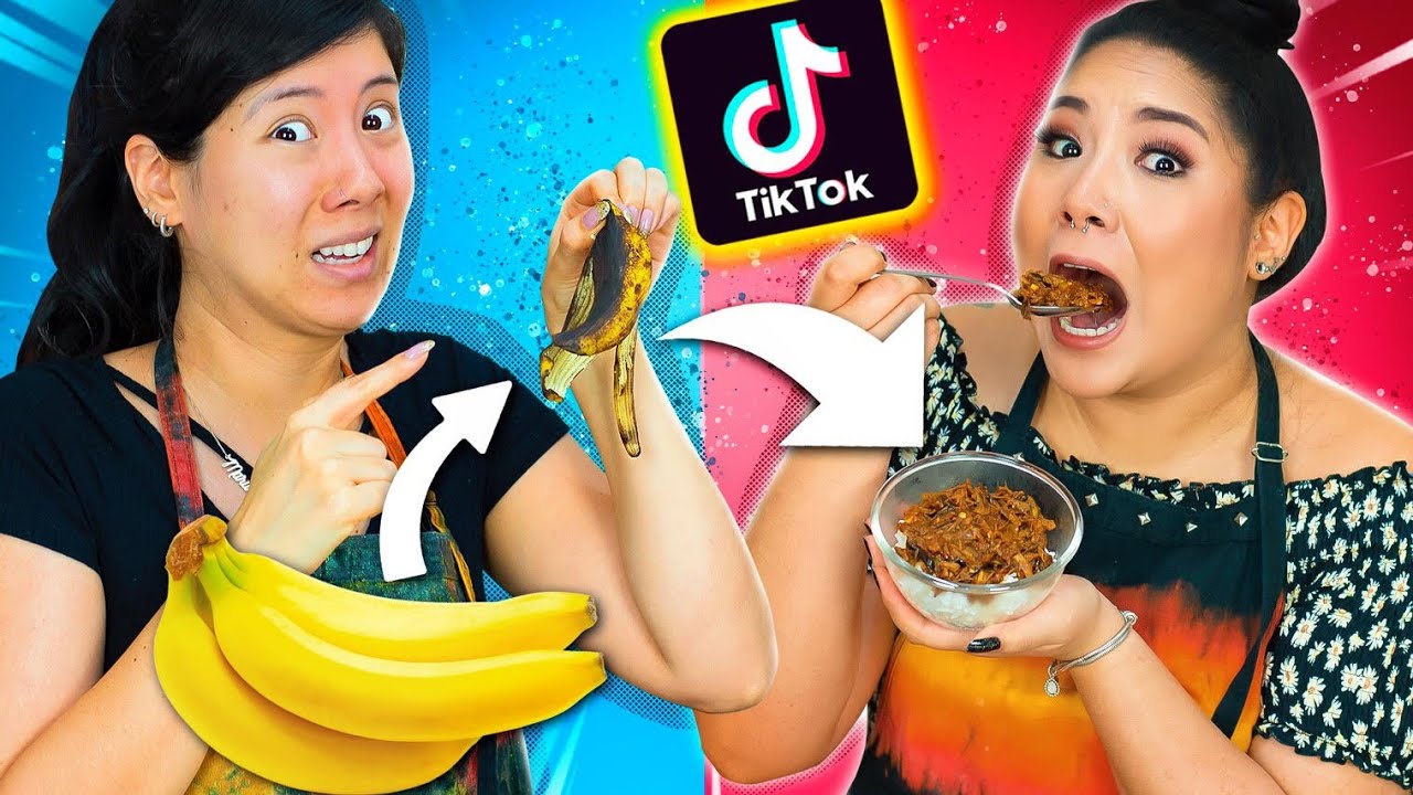 TESTANDO TRUQUES DE COMIDA DO TIK TOK! FOOD HACKS VIRAIS! | Blog das irmãs