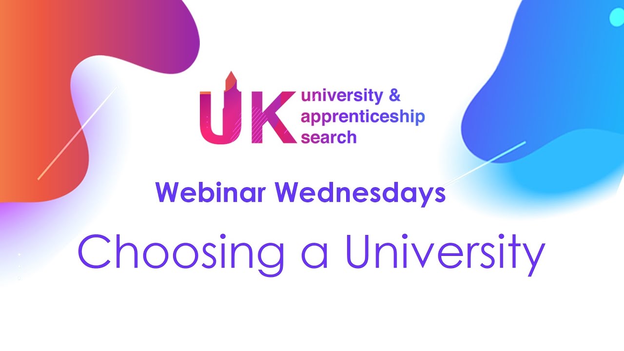 Webinar Wednesday: Choosing a University