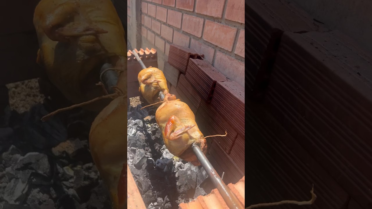 Pollo a la brasa CASERO #choloaquiles #comida #fypシ