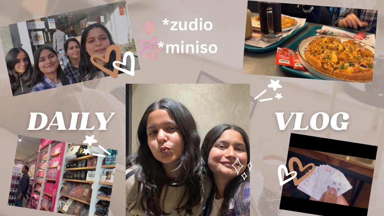 Friends Day Out 🛍️☕ | Shopping at Zudio & Miniso + Café | Vlog #friendsgoals 