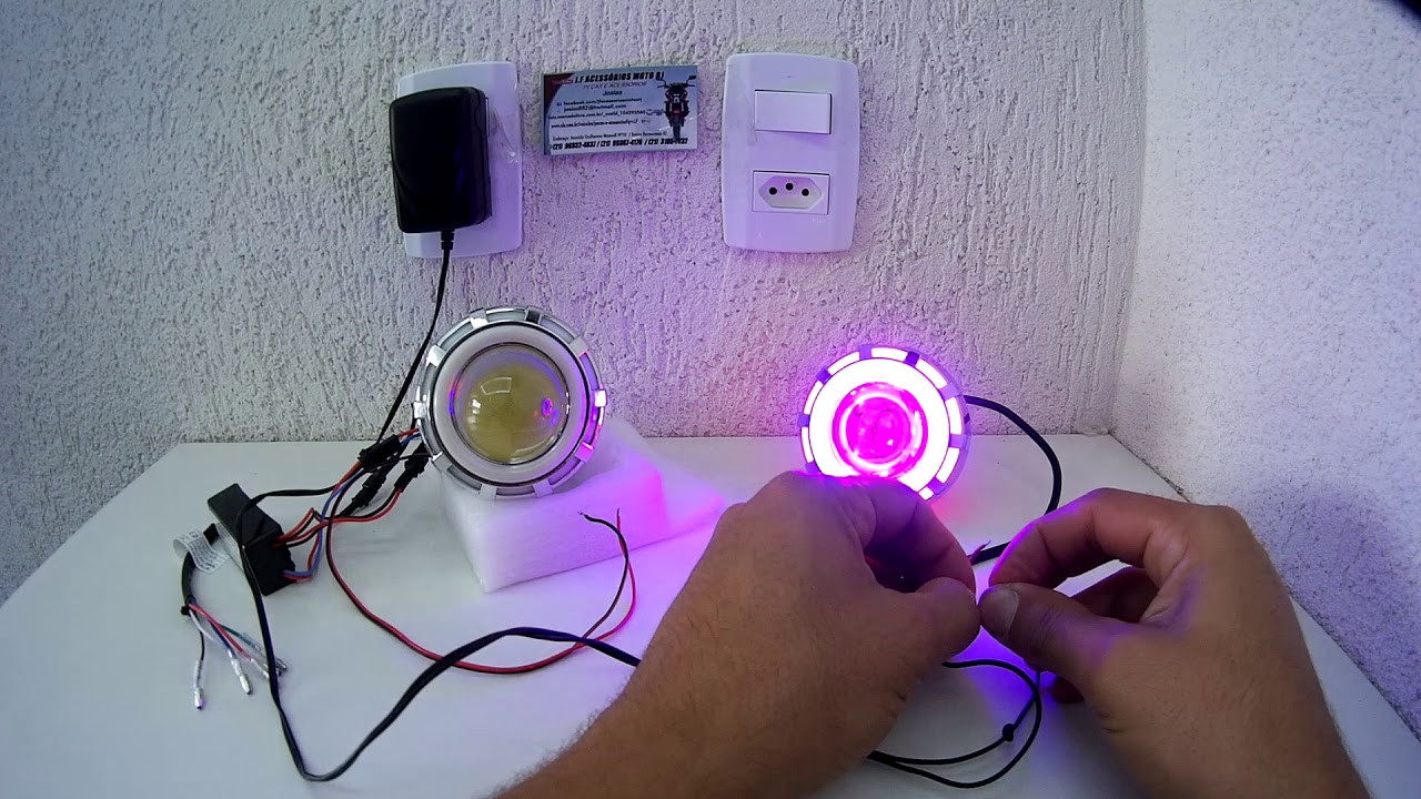 projetores Com Angel eye, Diferenças Básico & Completo