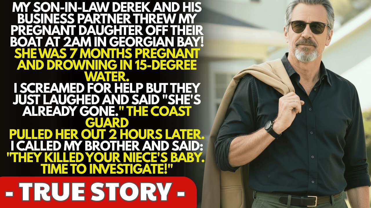 My Son-in-Law and His Partner Threw My Pregnant Daughter Off a Boat in Georgian Bay... But They...
