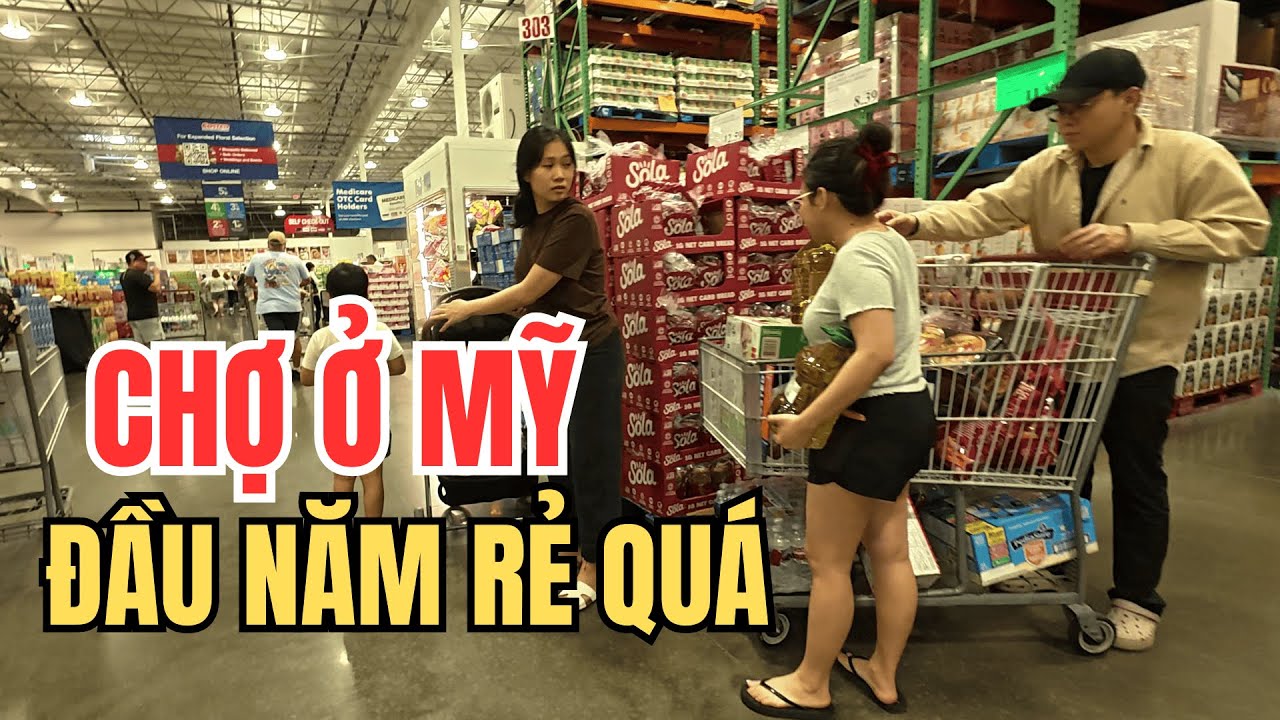 Đi Chợ Costco Đầu Năm Mới Giảm Giá Rất Nhiều - Đây Đó Cuộc Sống Mỹ