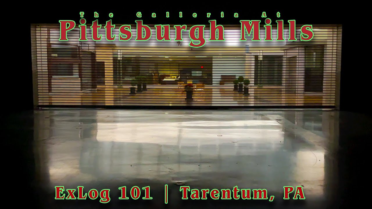 Pittsburgh Mills - Tarentum, PA  | late night in a closed dead mall during Christmas | ExLog 101
