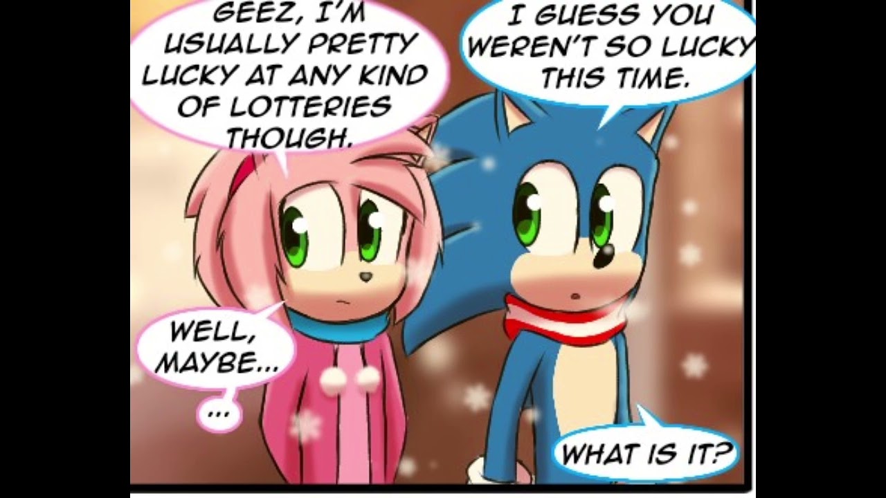 Count down to Christmas day 25 Sonic comic dub: sonamy Christmas hang out (ft.