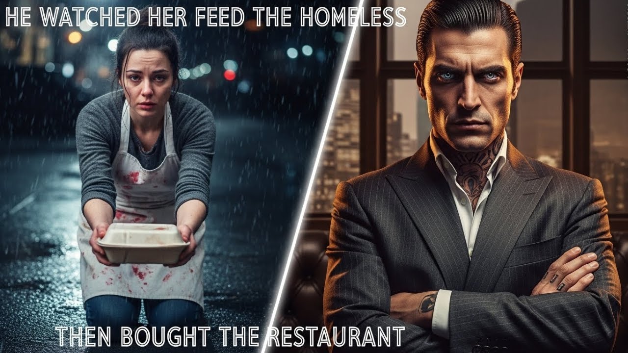 The Mafia Boss Watched the Waitress Slip Food to a Homeless Man — Then He Bought the Restaurant...