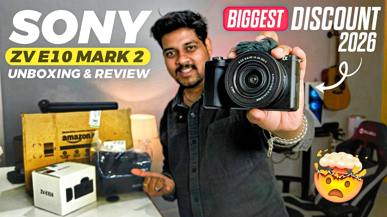 Sony ZVE-10 Mark ii unboxing & Review | Best 4k Mid-Range Camera For Content Creation in 2026 😱