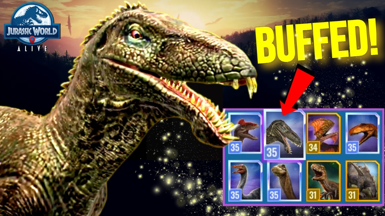 MASIAKASAURUS BUFF debut at the DNA Tournament! | Jurassic World Alive PvP