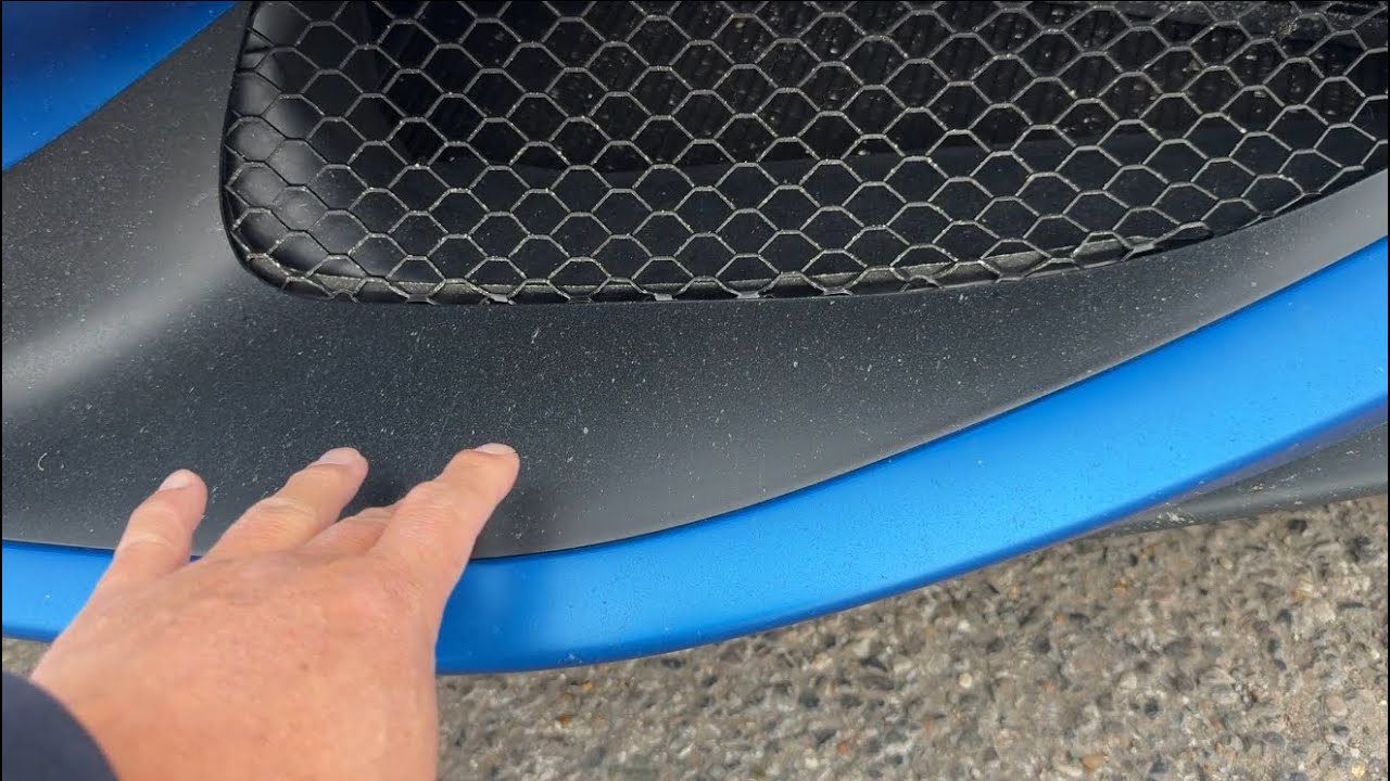 An expensive fix for road rash on my Ferrari F8 Spider! 