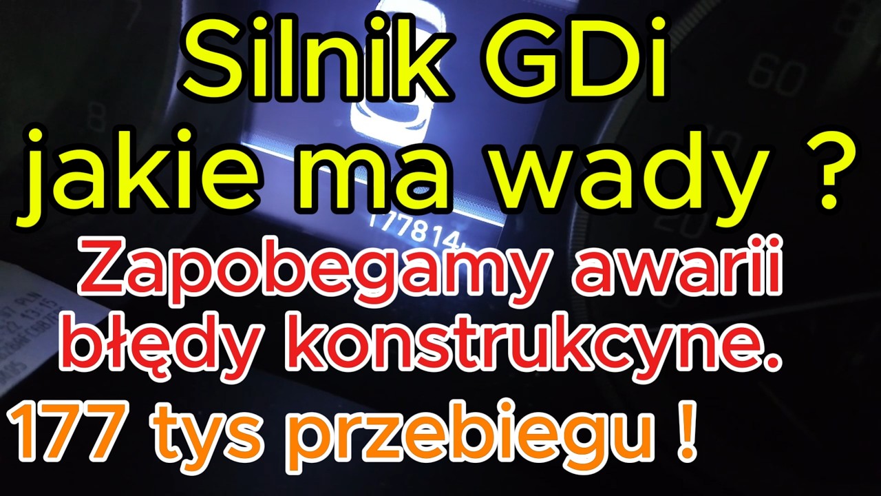 Kia, Hyundai zatarł silnik jadąc do warsztatu. Prosta awaria zniszczyła silnik GDi, T-Gdi P0420 tgdi