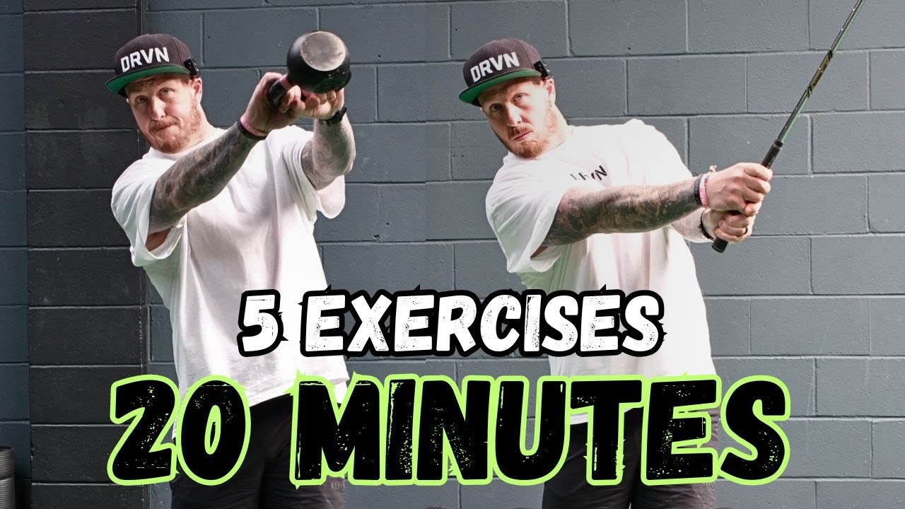 Follow Along Golf Fitness Workout - Simple & Low Equipment