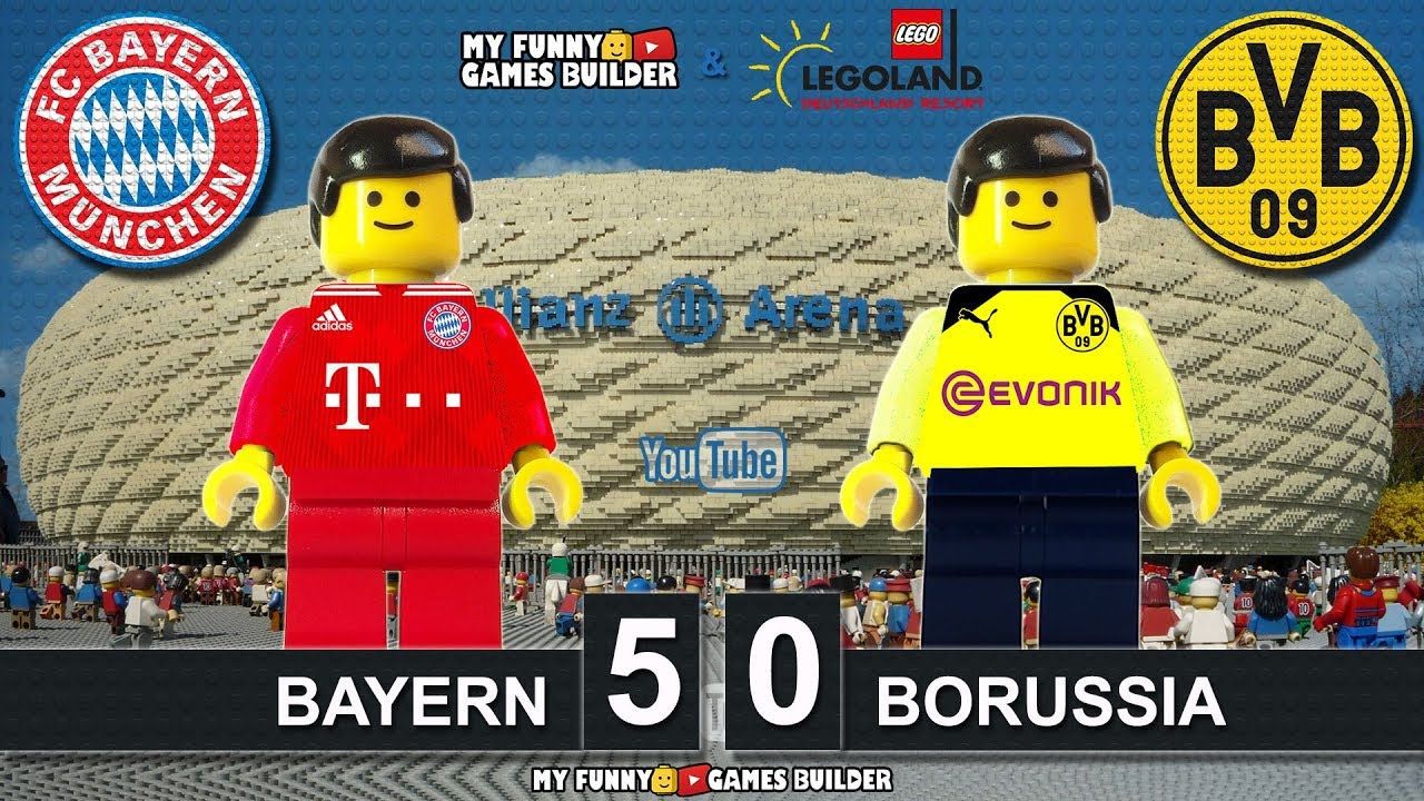 Bayern vs Borussia Dortmund 5-0 thanks LEGOLAND &bull; Bundesliga 2019 All Goals Highlights Lego Football