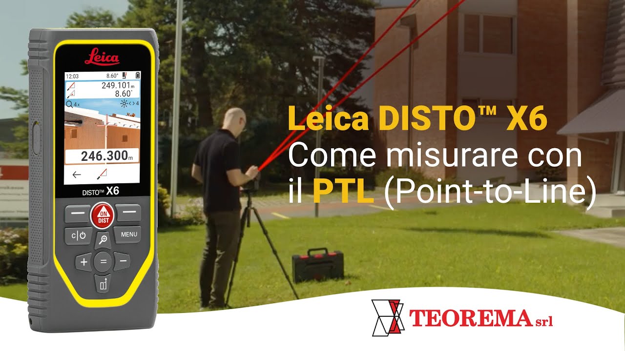 Leica DISTO™ X6 - Come misurare il PTL (Point-to-Line)