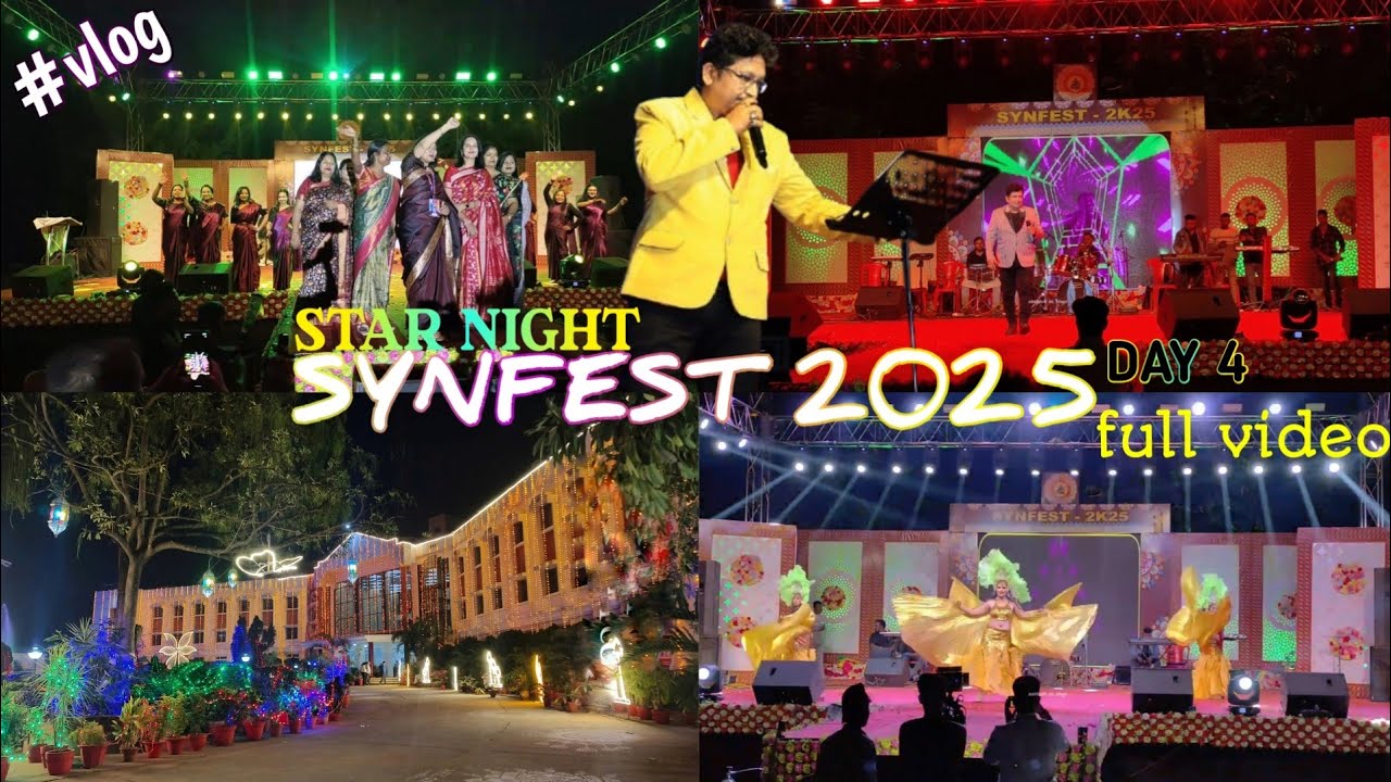 synfest|| 4th night vlog #synergy #santosh_ss_vlogs