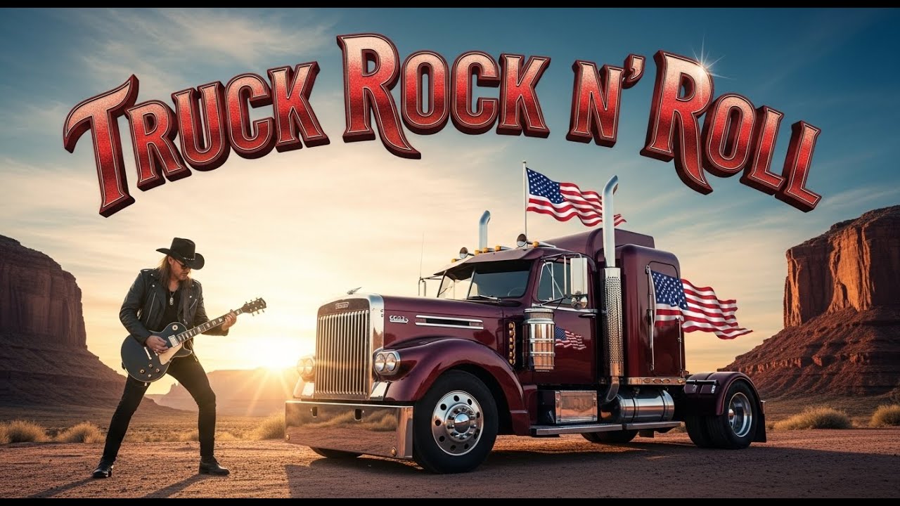 Drive Free, Rock Hard 🚛🔥 | Classic Truck Rock N Roll Playlist