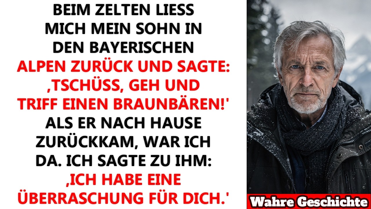 Beim Campen ließ mich mein Sohn mitten im Wald zurück und sagte: ‚Triff den Braunbären!‘
