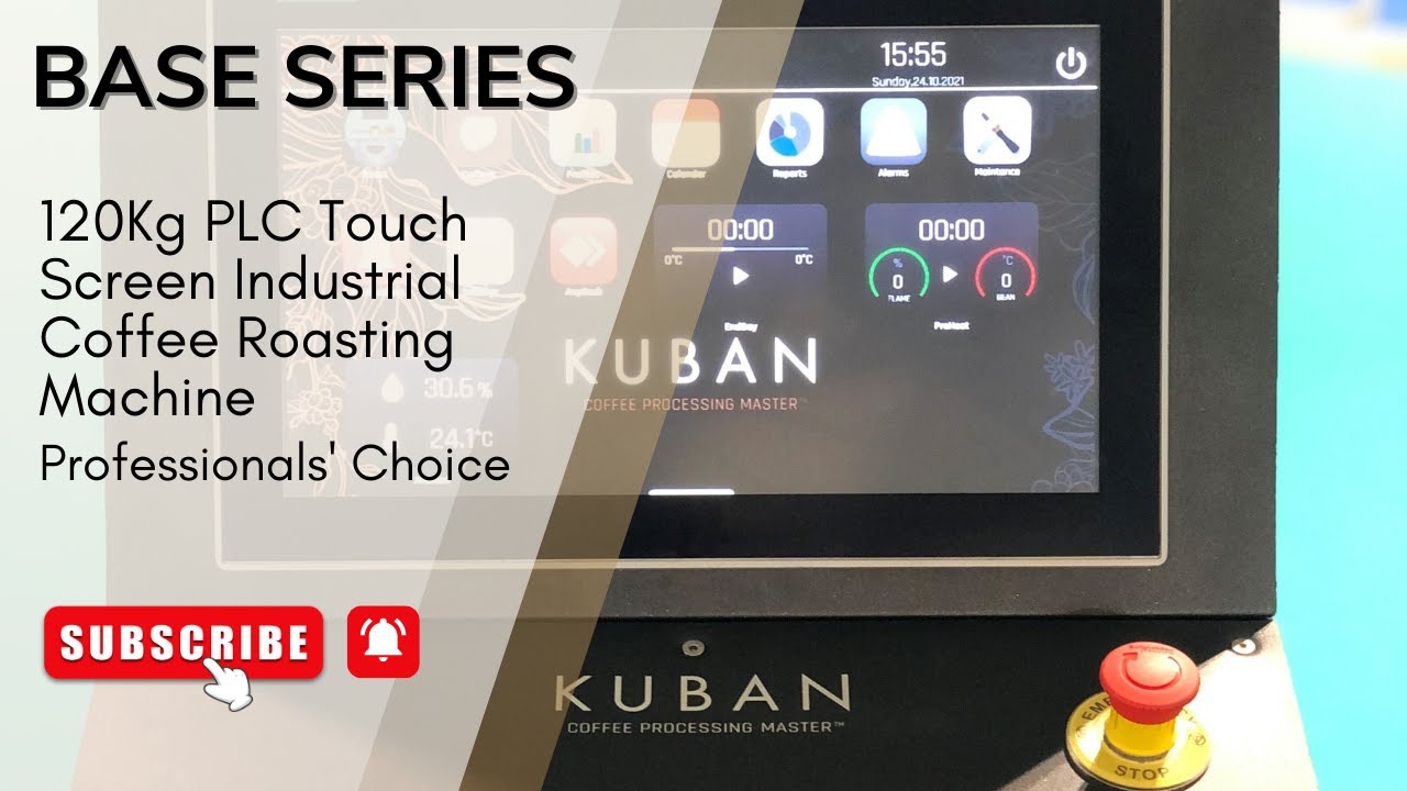 120KG PLC TOUCH SCREEN INDUSTRIAL COFFEE ROASTING MACHINE | Professionals' Choice