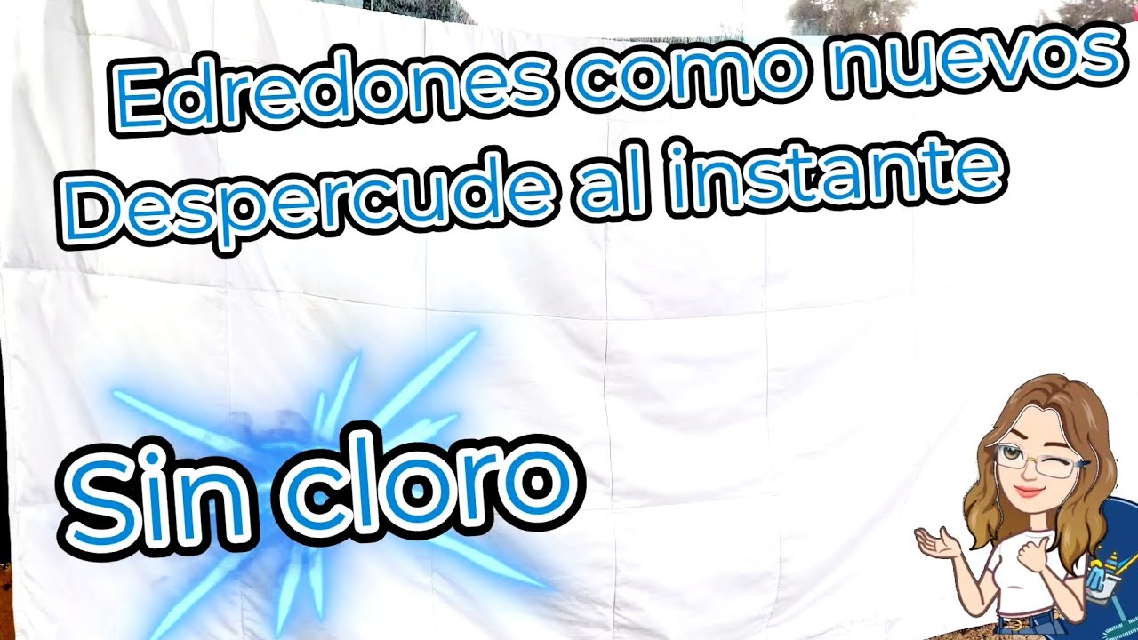 Edredones como nuevos Despercude al instante SIN CLORO
