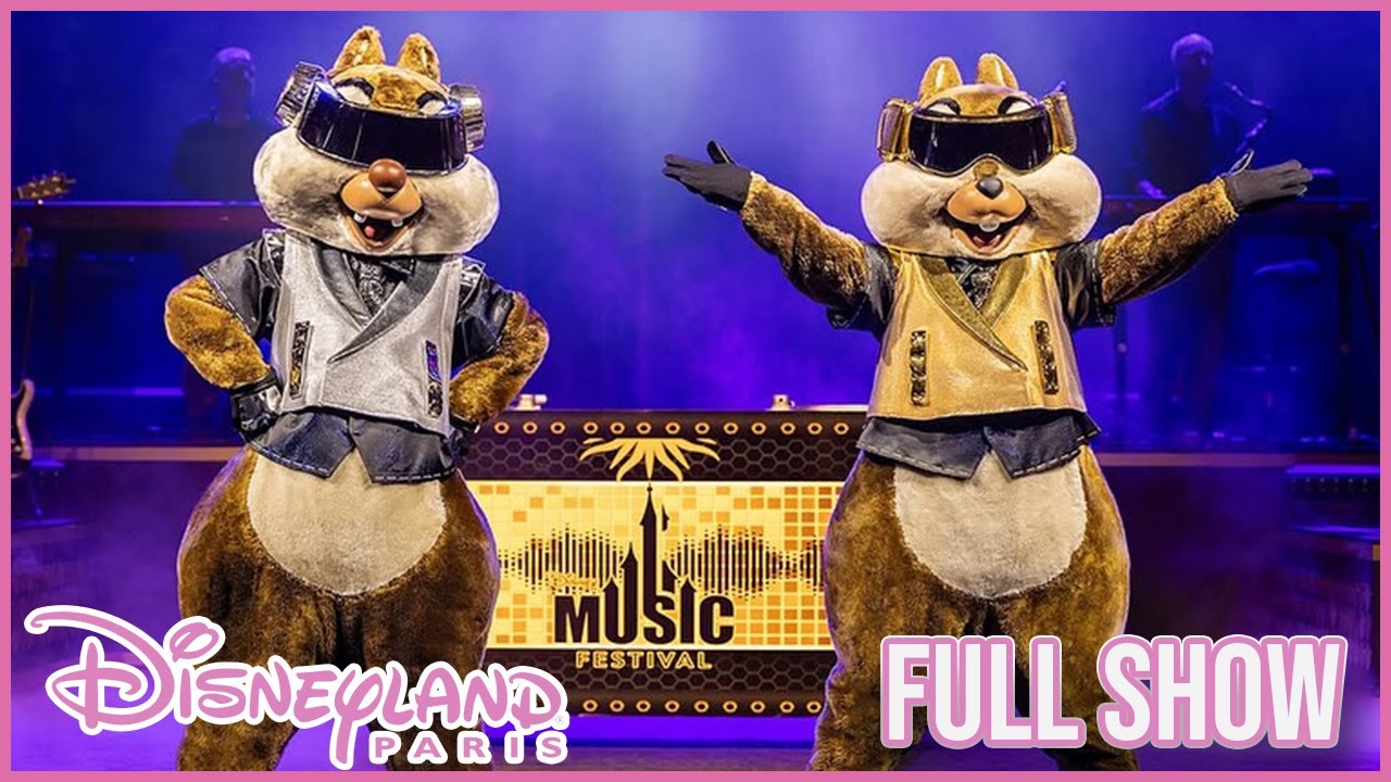 Chip And Dale Disney Music Hits Concert Disneyland Paris Music Festival