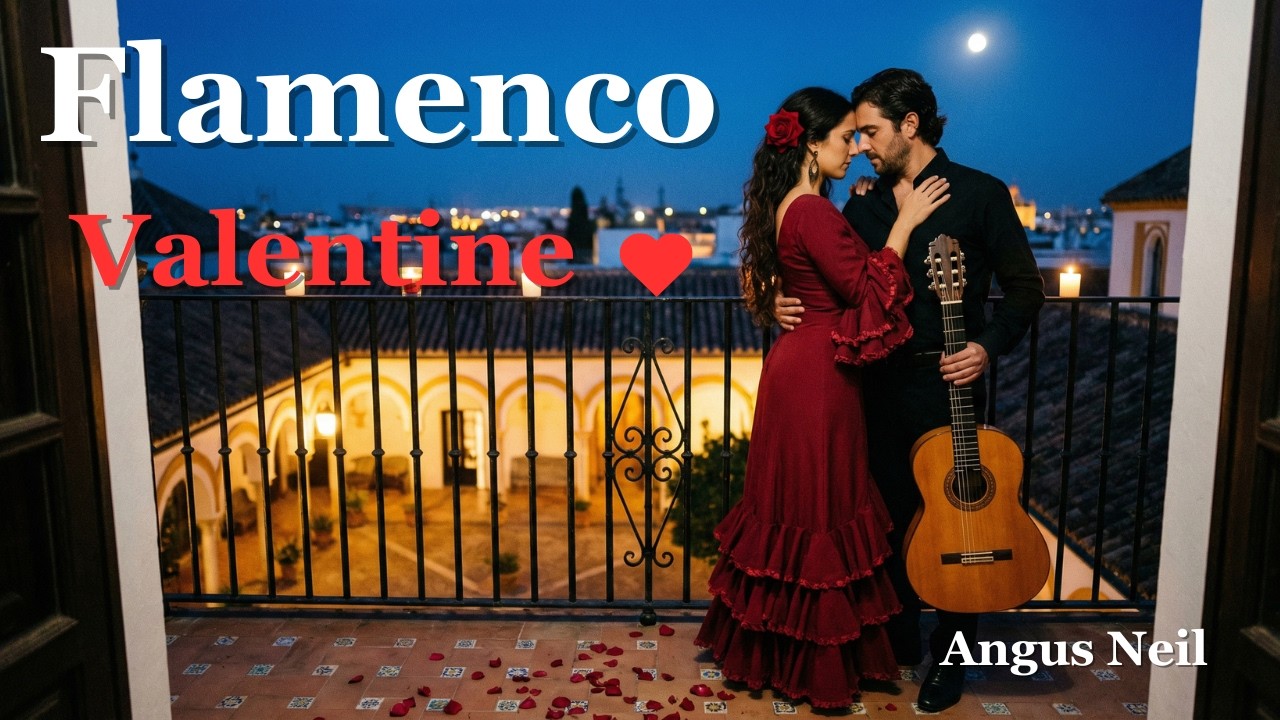 💕 Valentine's Day Romantic Flamenco 🎸 24/7 Spanish Guitar Music | San Valentín