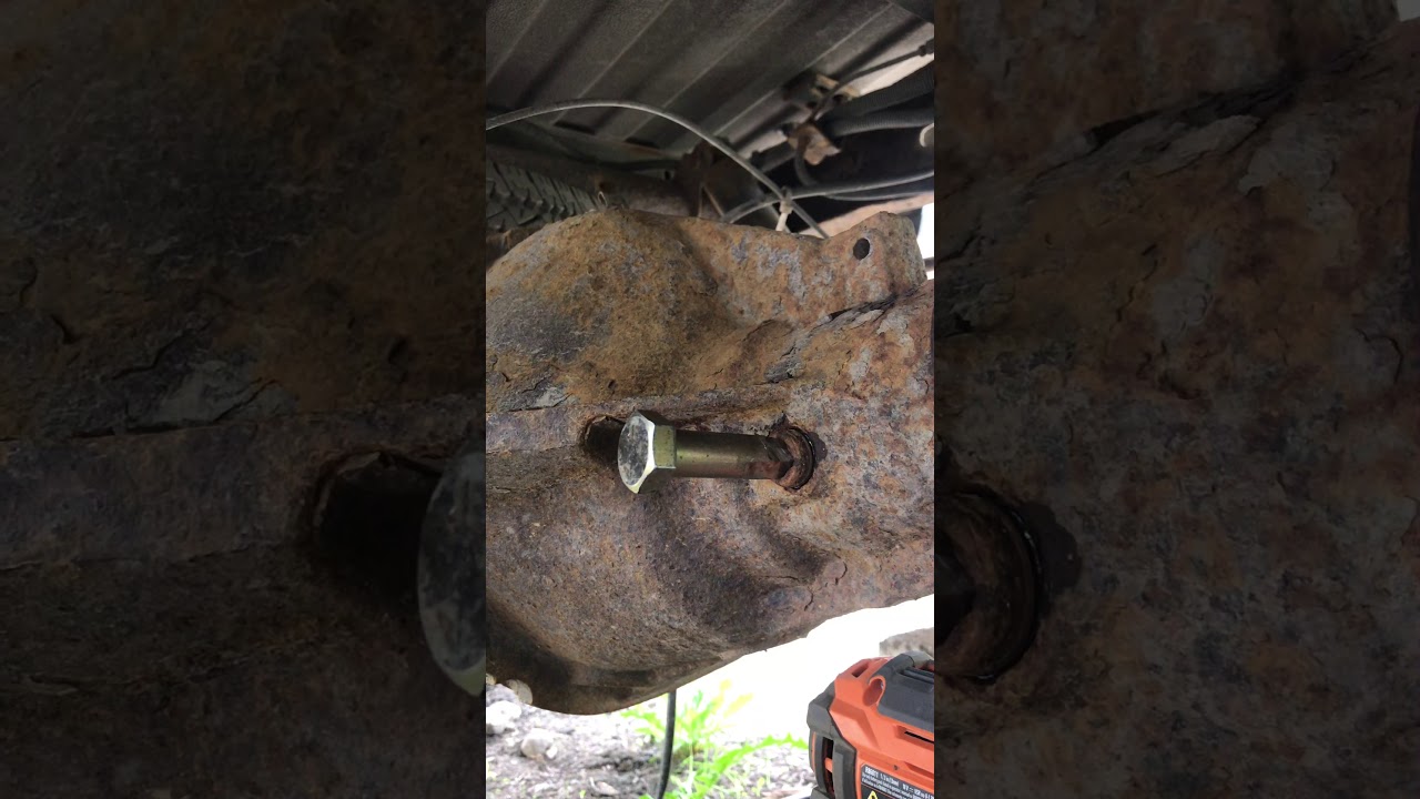 New idea for stuck / stripped differential fill plug