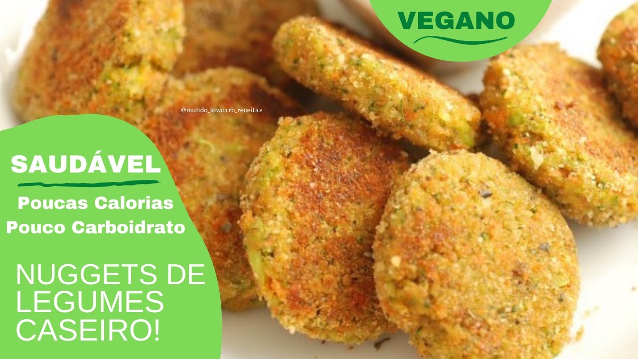 NUGGETS DE LEGUMES CASEIRO SAUDÁVEL E FÁCIL | NUGGETS VEGANO SEM GLÚTEN