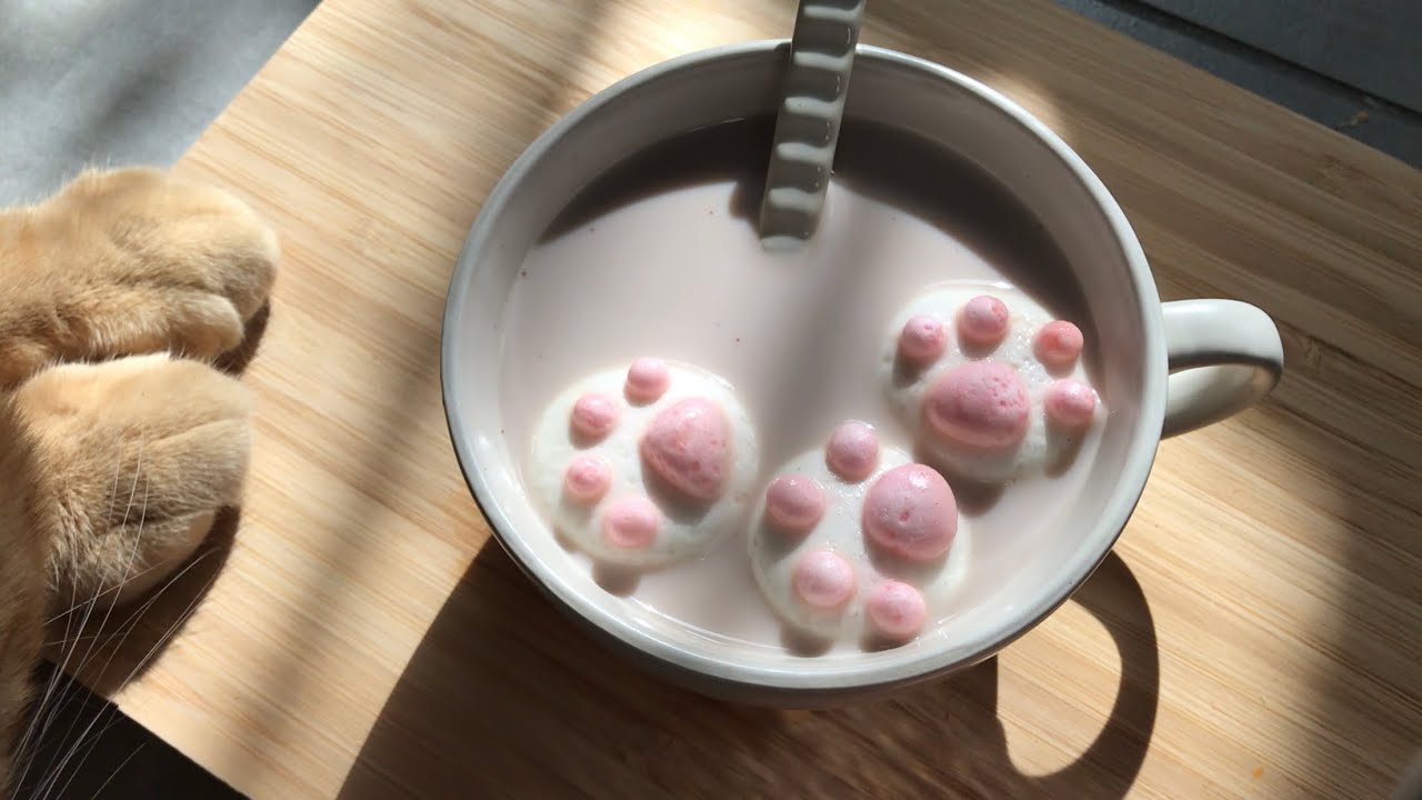 cat paw marshmallow recipe 🐾