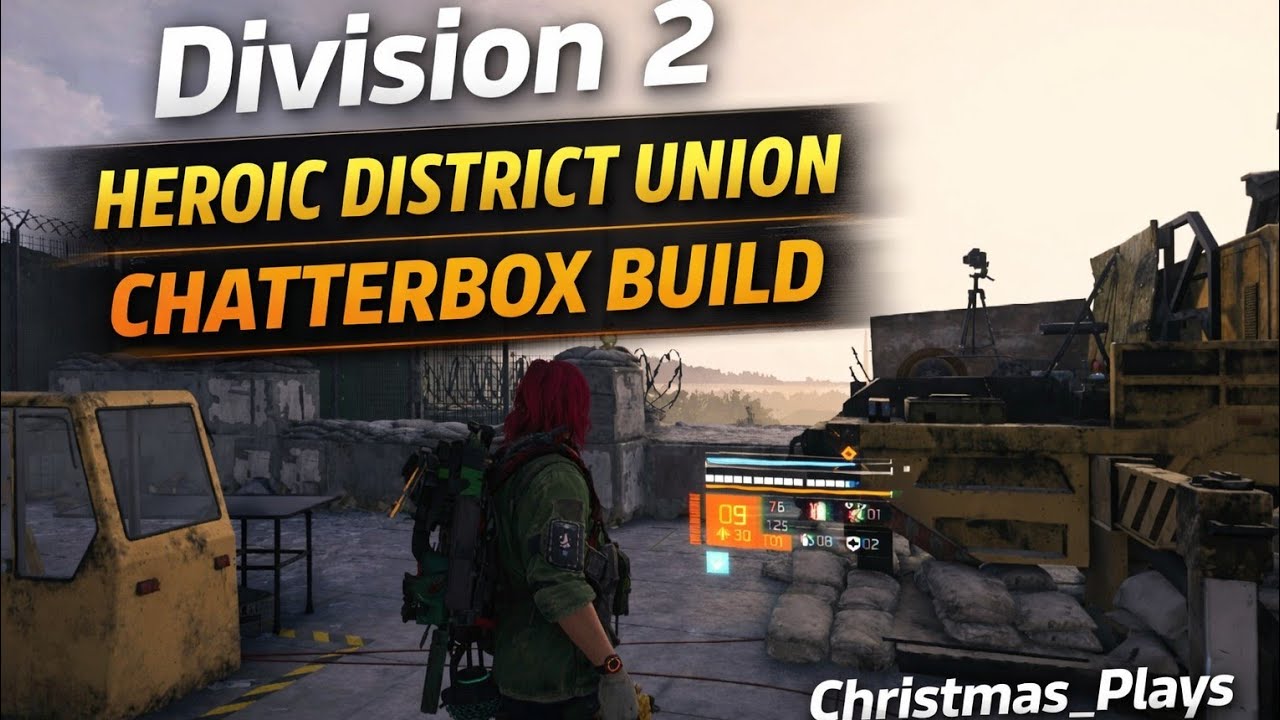 District Union Arena Heroic Run 🔥 Chatterbox Build | Division 2 Endgame | PS5 Gameplay | 4K 60 FPS|