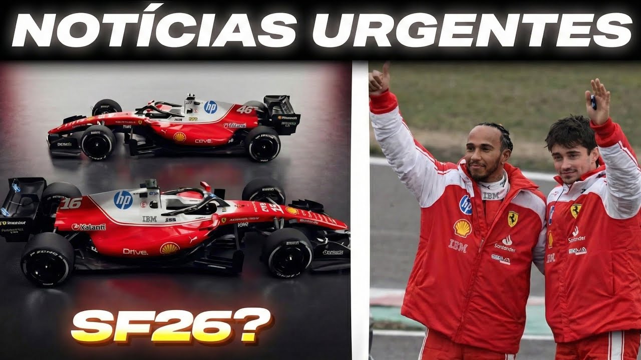 Leclerc e Hamilton ficaram chocados ao verem os dados do carro SF26 da Ferrari.