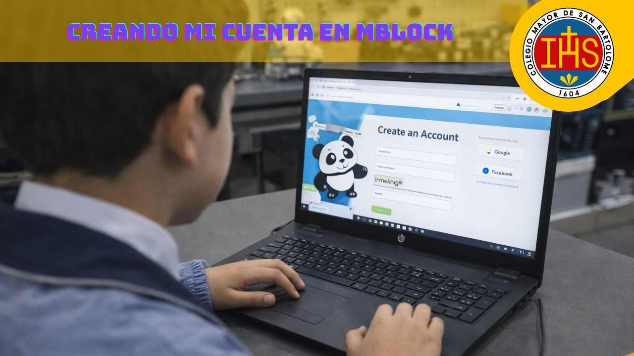 Creando mi cuenta en mBlock