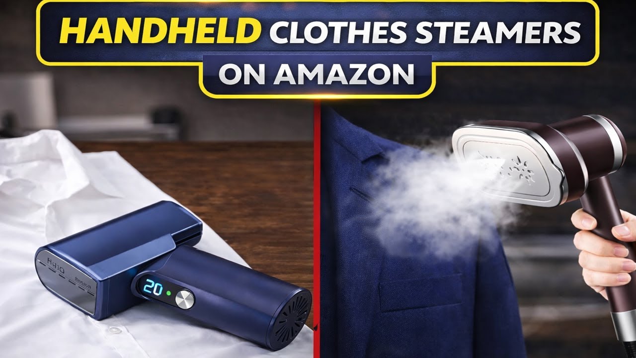 Best Handheld Clothes Steamers ON AMAZON You Can Buy Right Now