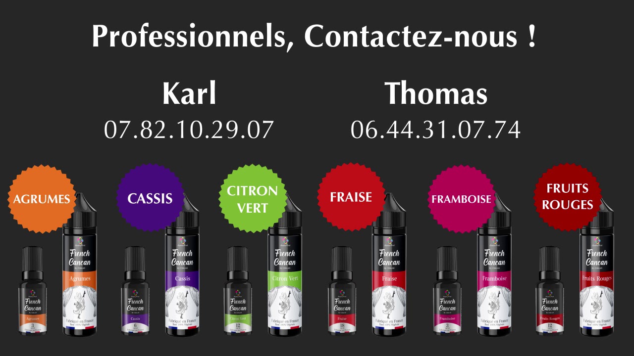 LANCEMENT DE FRENCH CANCAN, la nouvelle gamme mono-ar&ocirc;mes de Jouany Prod