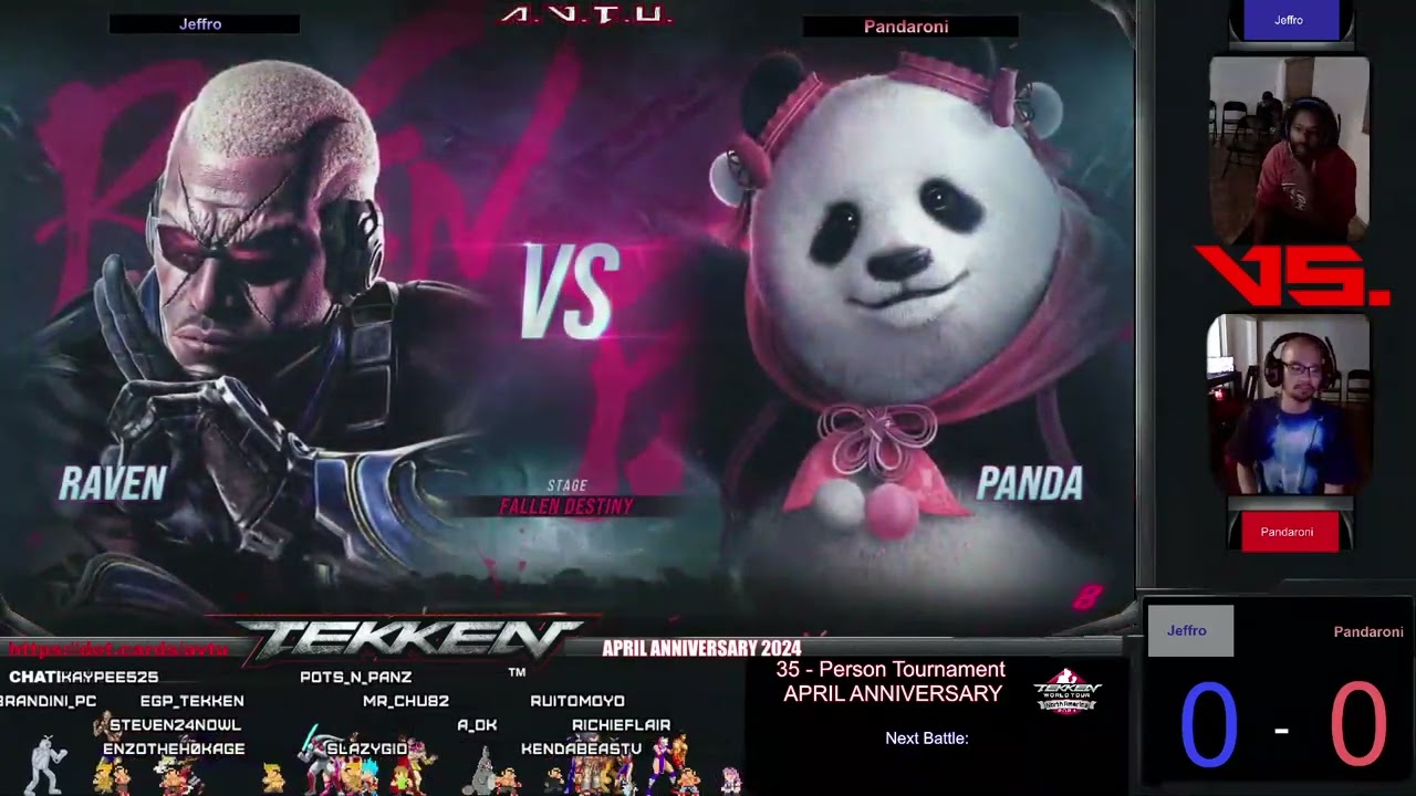 April Anniversary 2024 - Loser's Quarters - Jeffro (Raven) vs Pandaroni (Panda)