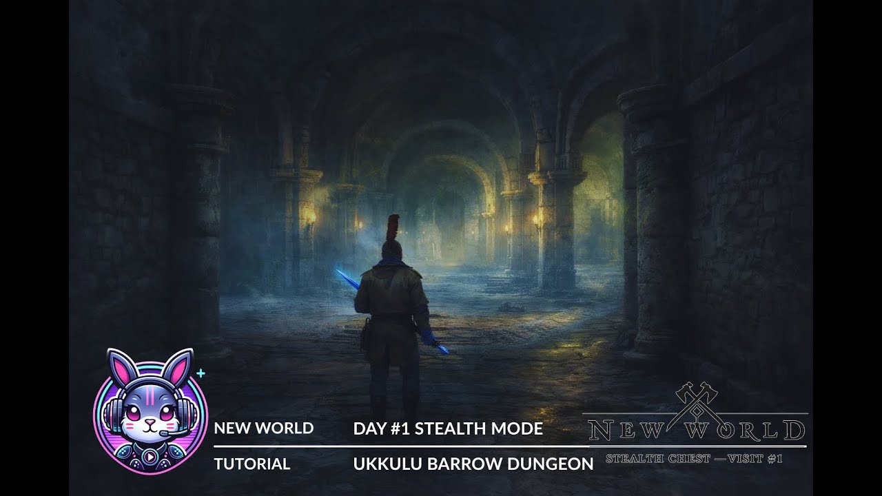 Silent Stealth Chest Run in New World | Ukkulu Barrow | Day 1