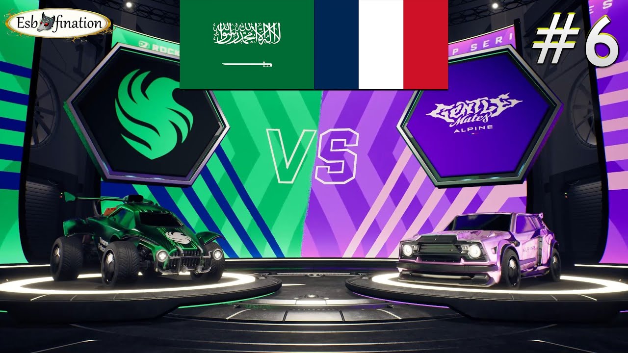 فالكونز السعودي ضد جنتل ميتس الفرنسي | RLCS Major 1 Falcons vs Gentle Mates