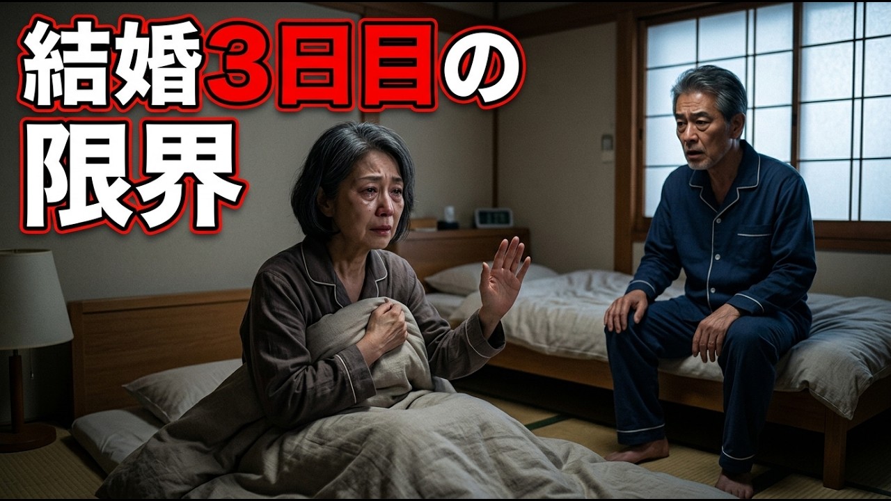 【黄昏恋愛】結婚3日目で限界…1日3回の現実と「辛い」の一言が救った夜｜68歳夫｜夫婦の記録