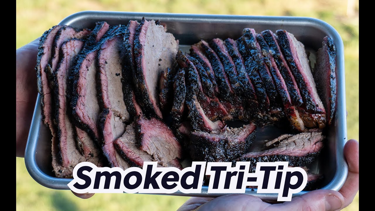 Smoked Tri-Tip (Brisket Style) - Easy Recipe