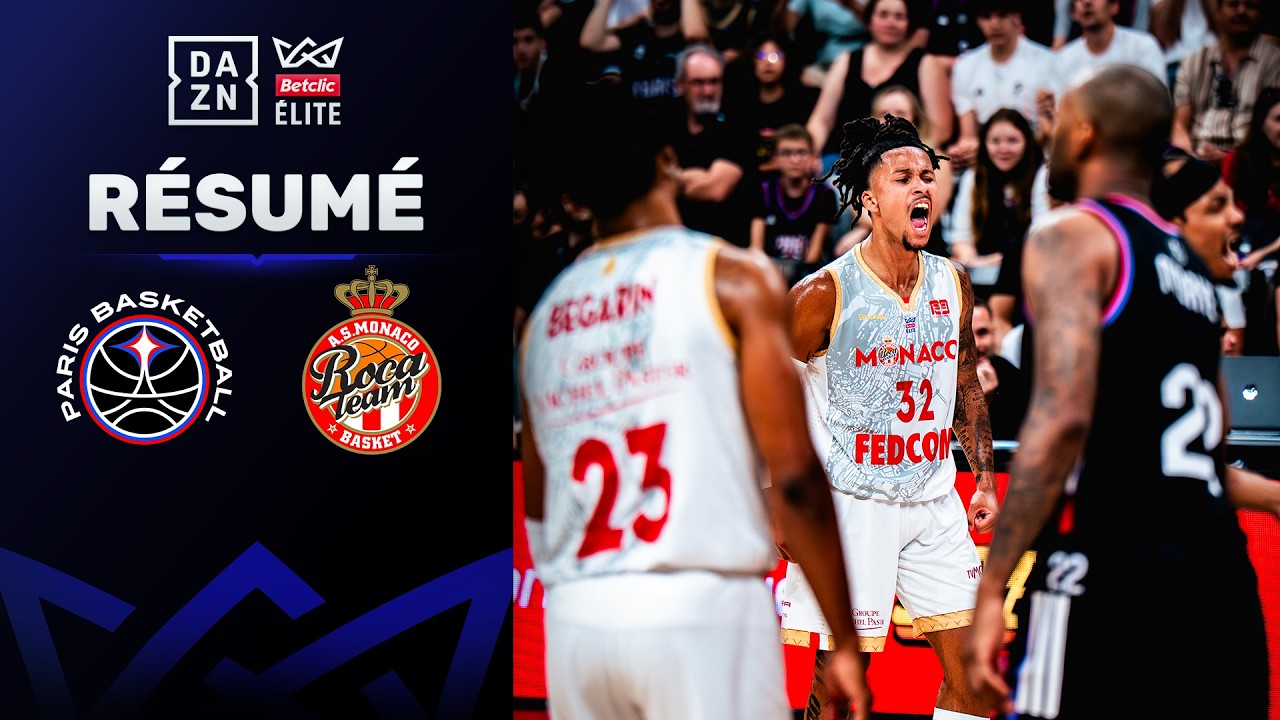 Paris - Monaco | Betclic &Eacute;lite Finales - Match 1 - 2025 - 2026 | DAZN Highlights