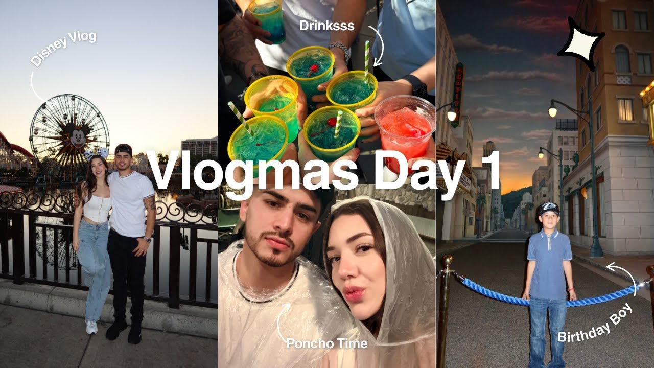 Vlogmas Día 1 🎄 | Disney + Cumple del hermanito de Jorge 🎢✨