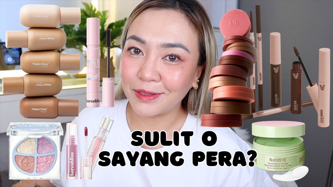 SULIT BA O SAYANG PERA? BLK, BARENBLISS, HAPPY HUES, VICE COSMETICS TRY ON!!