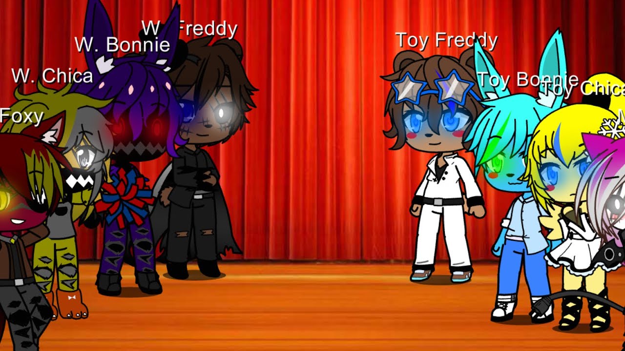 Withered (fnaf 1) vs The Toys (fnaf 2) singing battle | my AU || read description || enjoy ✨✨✨ ||