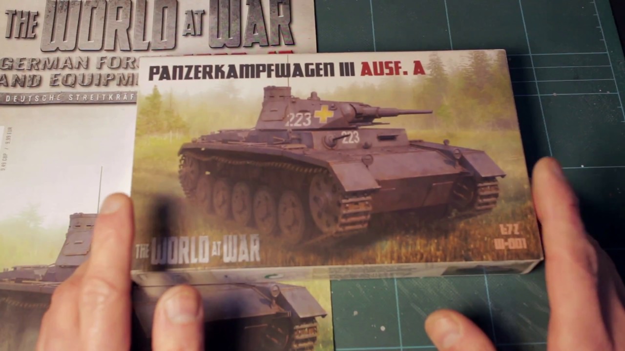 IBG Panzerkampfwagen III Ausf A, 1/72 & World at war monthly magazine WH Smith. Part 1