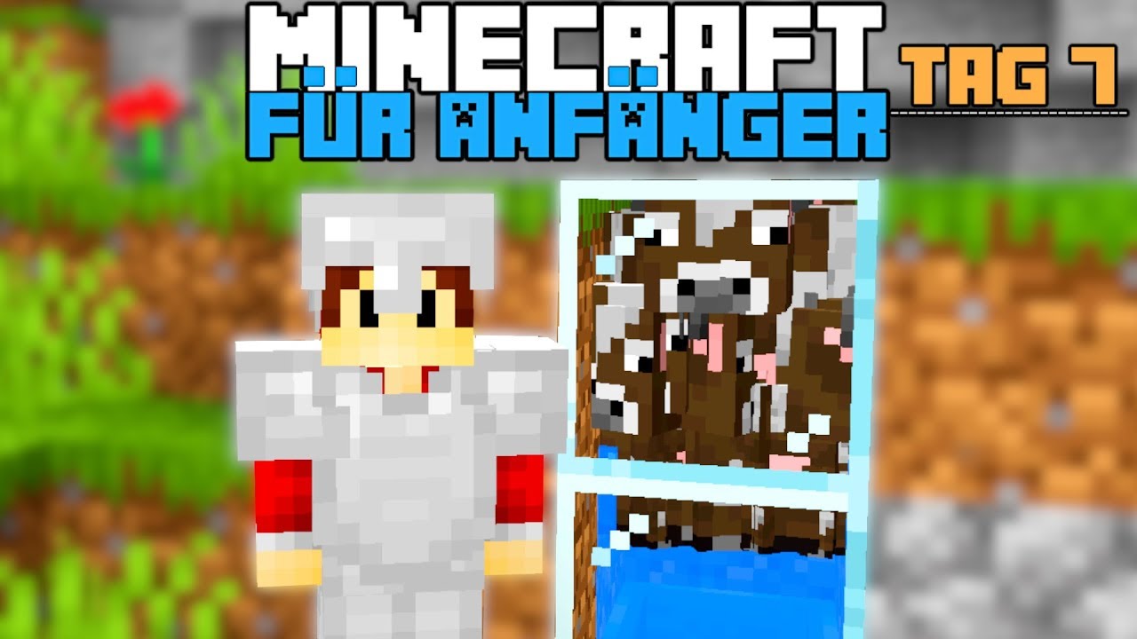 Wie baut man eine einfache Survivalfarm in Minecraft | Minecraft für Anfänger #7