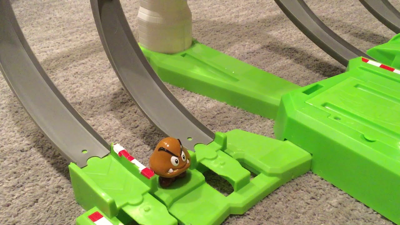 Mario kart hot wheels Mario circuit track set building tutorial