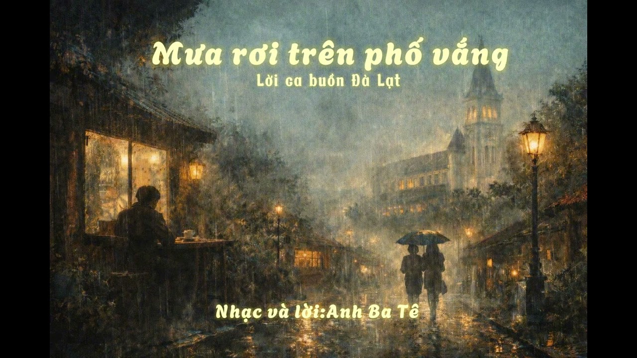 Mưa rơi trên phố vắng | #nhactrutinh #bolerohay #nhacviet2025 #AnhBaTe| Anh Ba Tê