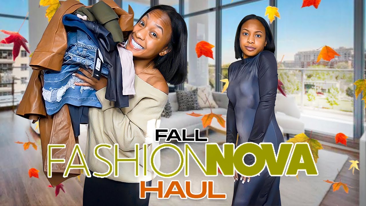 #fashionnova                                    FASHIONNOVA HAUL *Best warm cute clothes for fall )