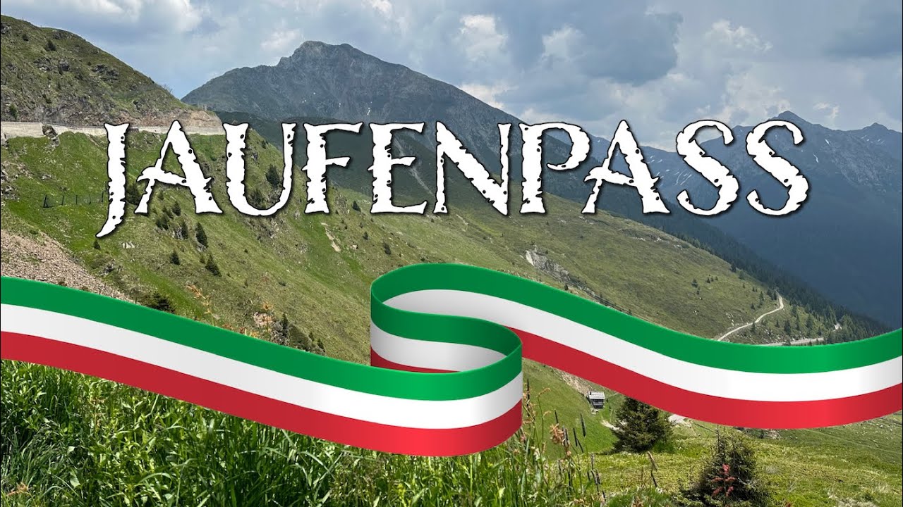 Der Jaufenpass in Italien (Südtirol)